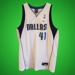 Nike Dirk Nowitzki Dallas Mavericks White Jersey